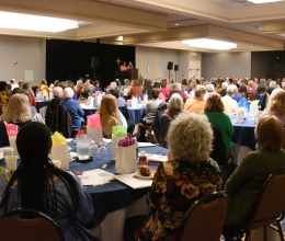 Wide view of women's conference