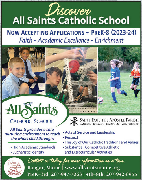 All Saints School Ad