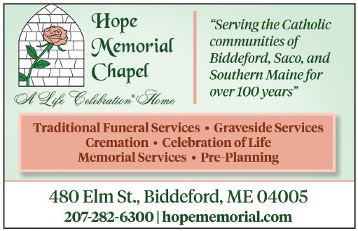 Hope Memorial ad