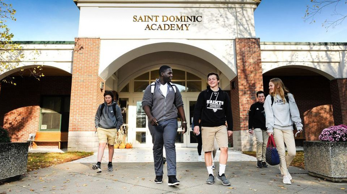 Saint Dominic Academy students at Auburn campus