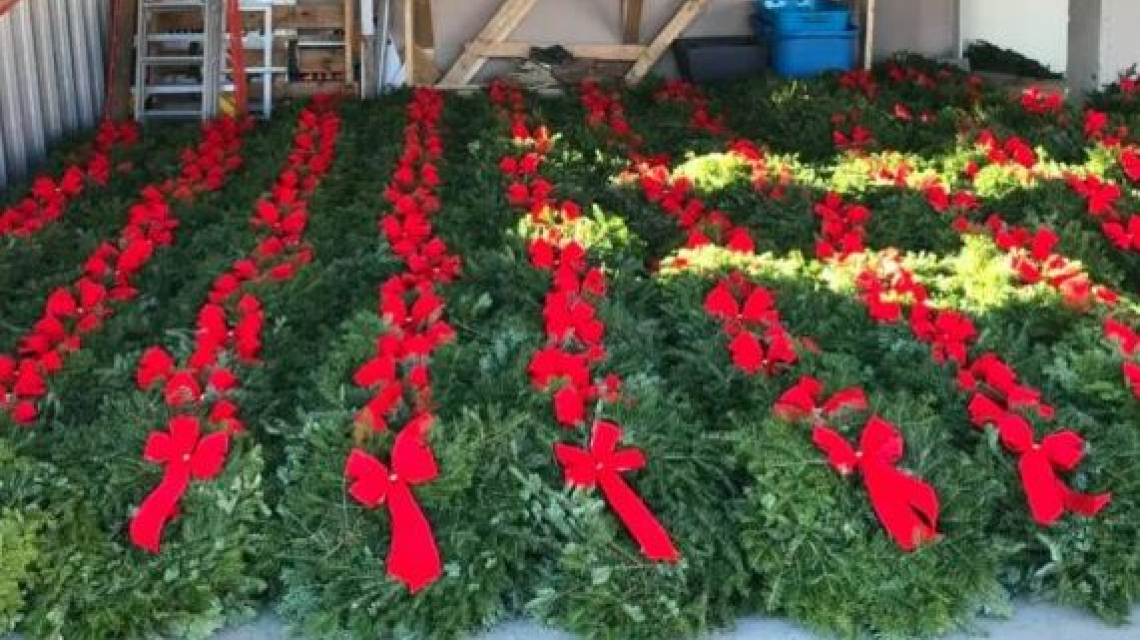 Wreaths of Remembrance in Fort Kent 