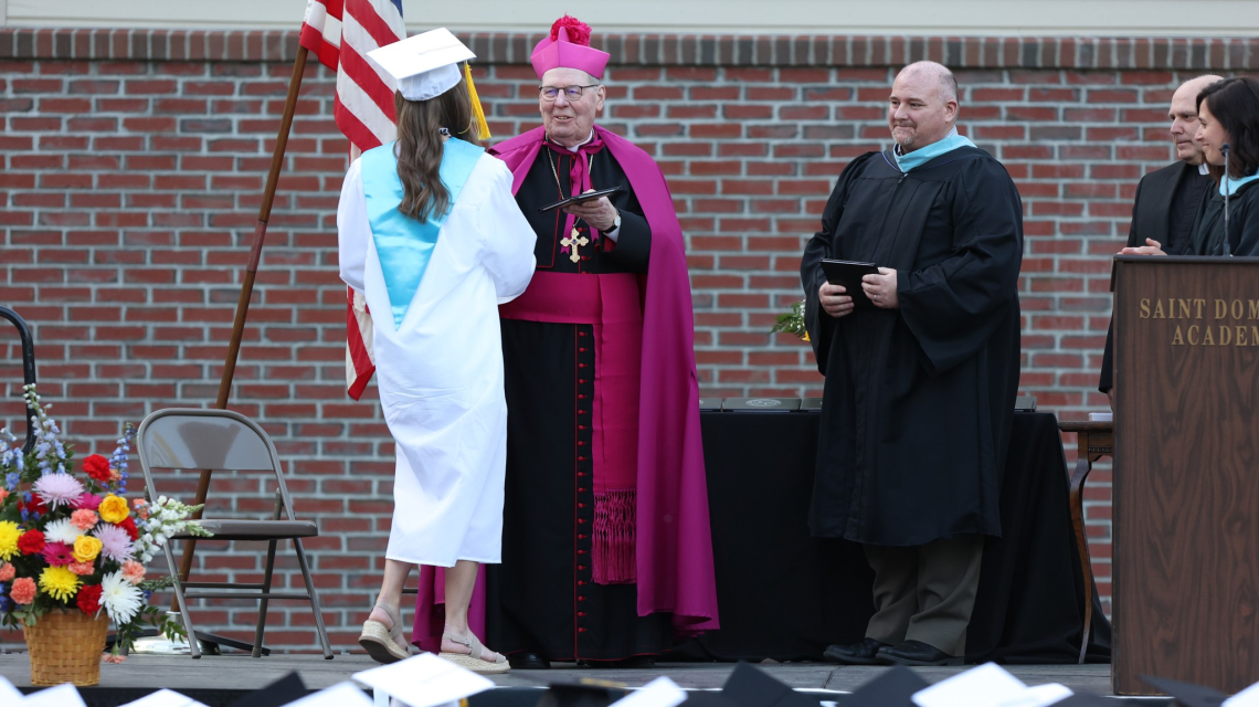 Saint Dominic Academy holds 2023 commencement exercises. 