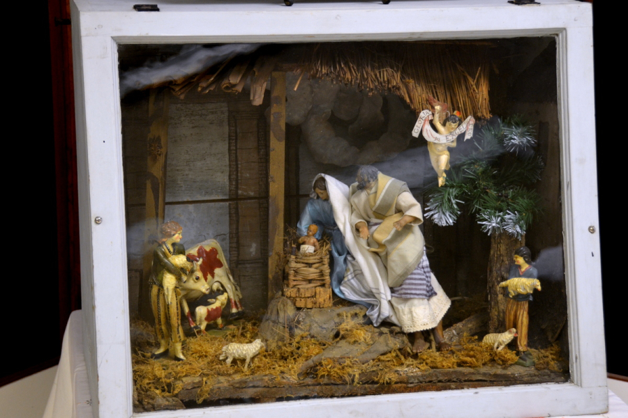 Creche that Father Cheverus brought with him from France.