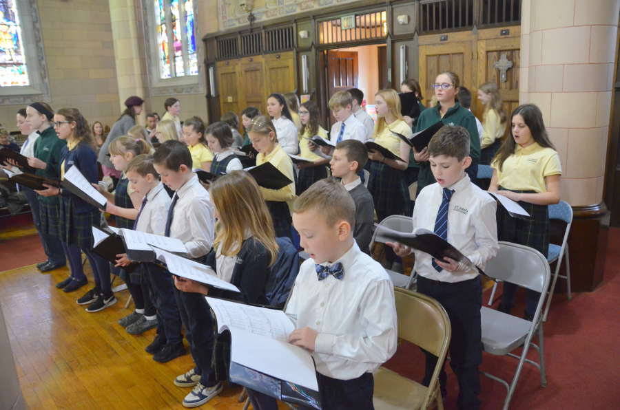 Opening Mass for Catholic Schools Week at St. John's Catholic School in Brunswick 