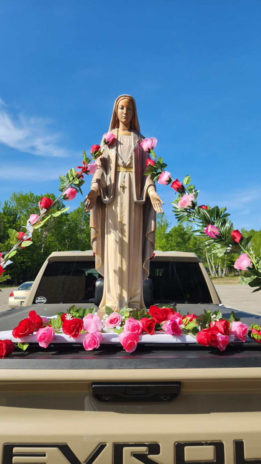 Rosary Procession in East Millinocket
