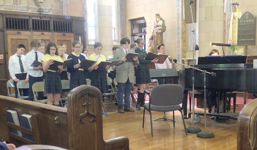 Memorial Mass at St. John's Catholic School in Brunswick 