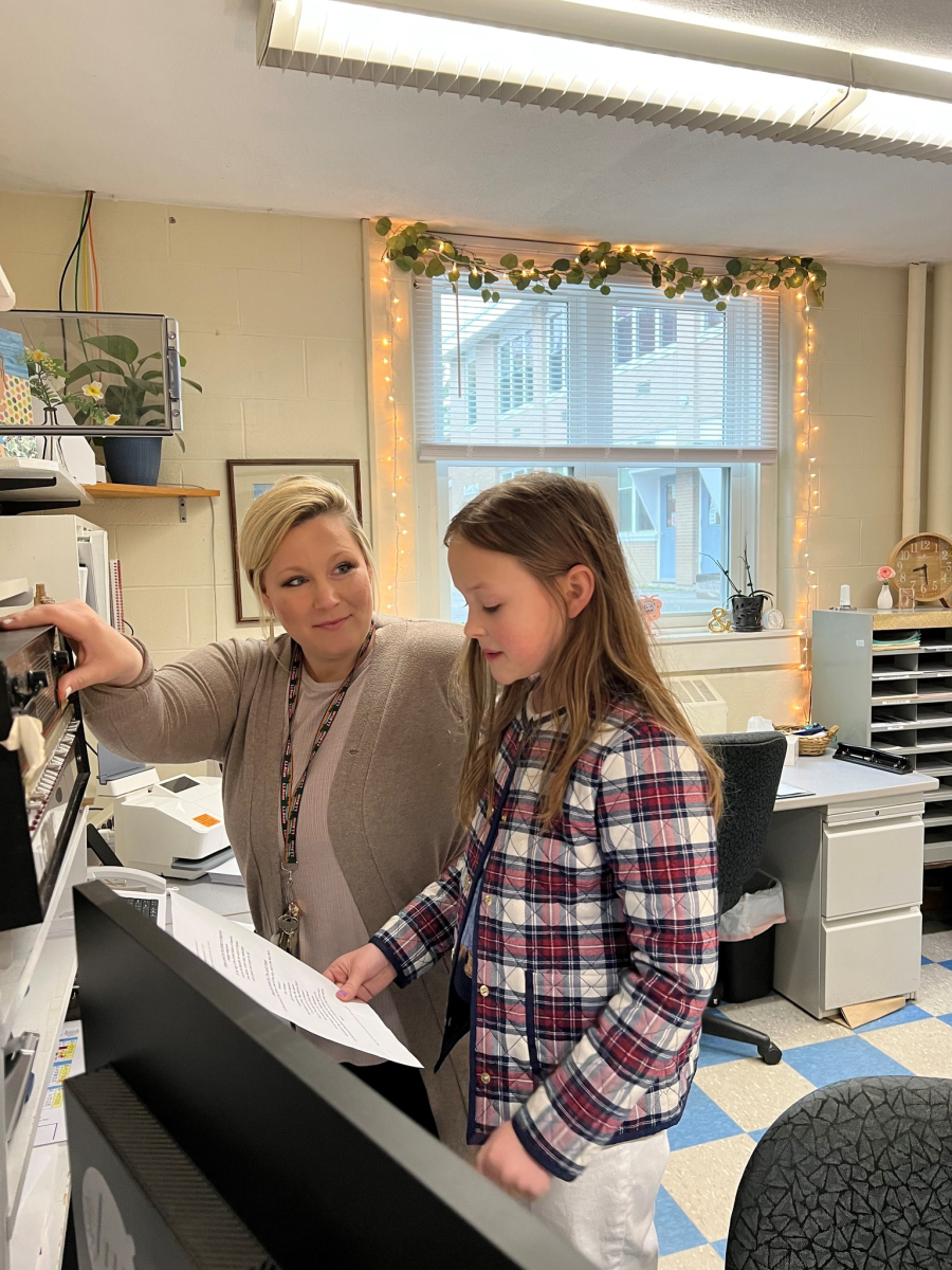 As part of the school’s annual auction this spring, Alice Turney, a second grader at St. Michael School, earned the right to be “principal for a day,” and she used the opportunity to raise money for an important cause close to her heart. 