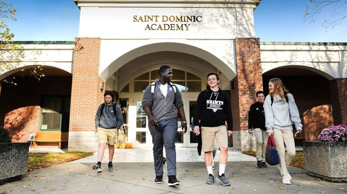 Saint Dominic Academy students at Auburn campus
