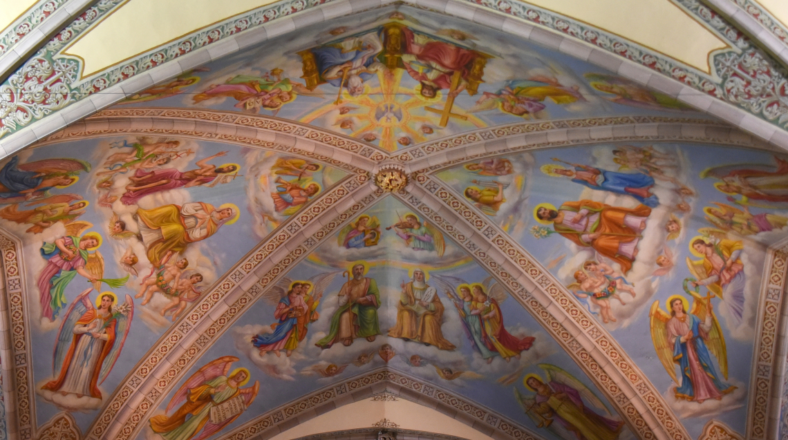 Ceiling of St. John the Baptist Church in Brunswick